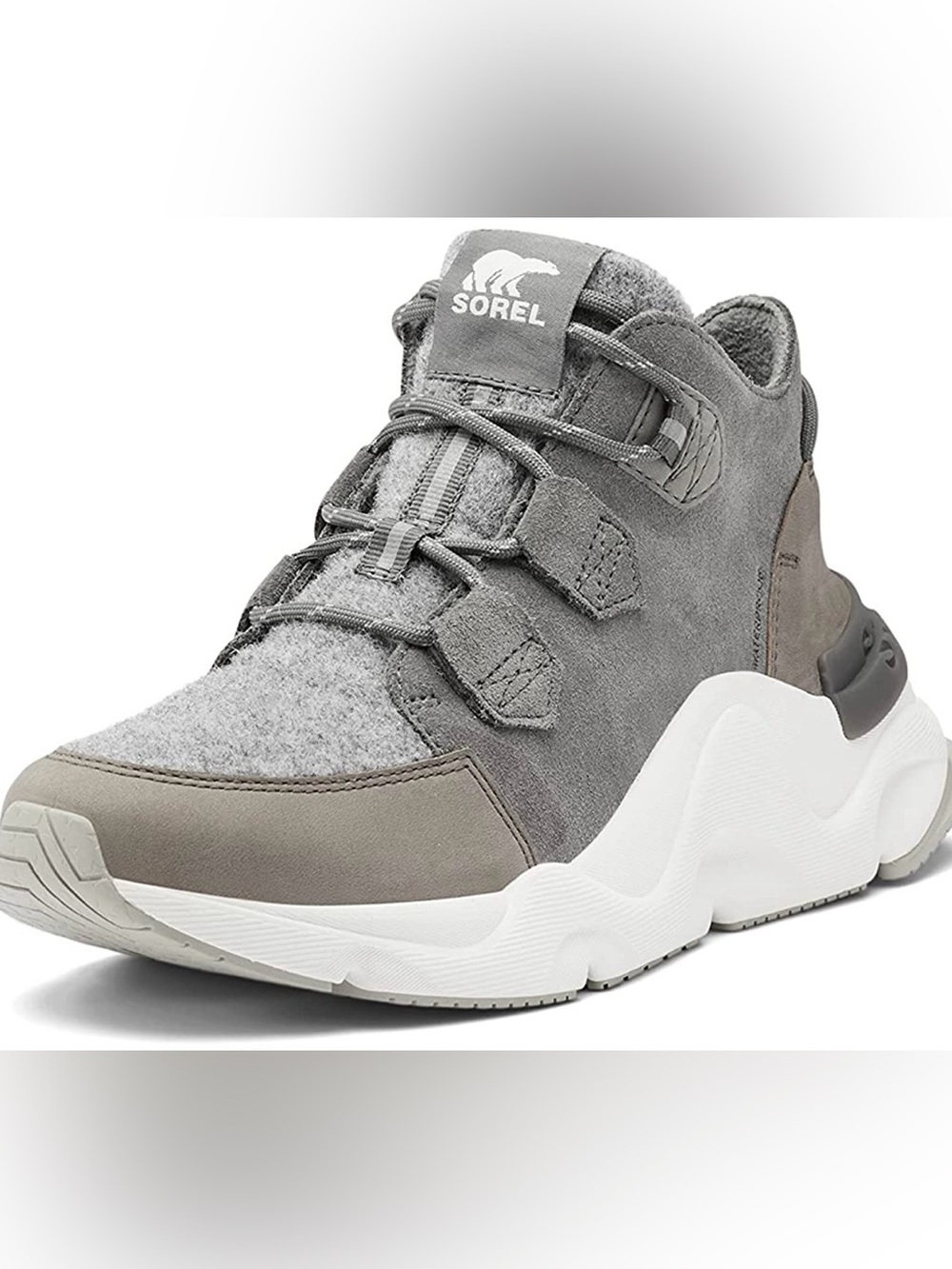 Sorel Kinetic Rnegd Caribou Waterproof Sneaker Boots Sz 10 NWT